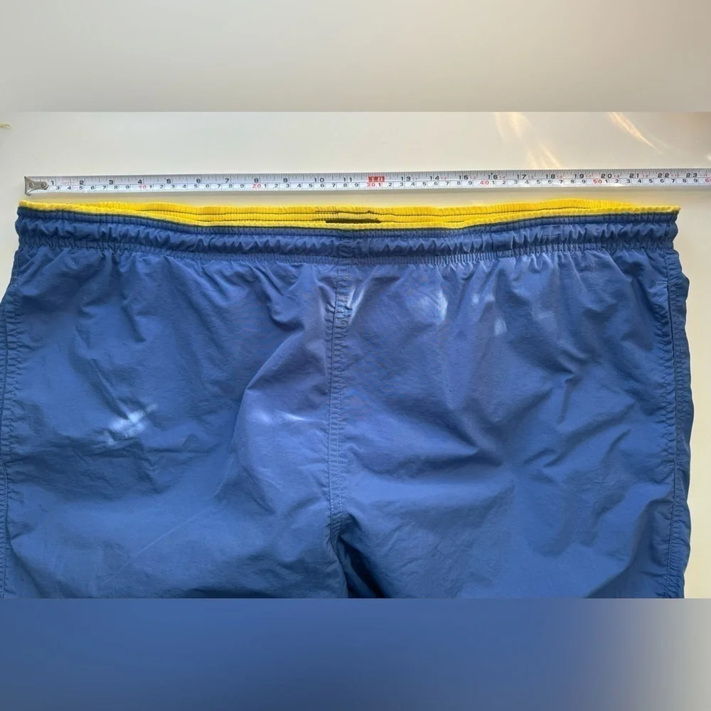 IZOD Men’s Blue and Yellow Swim Trunks Size XL